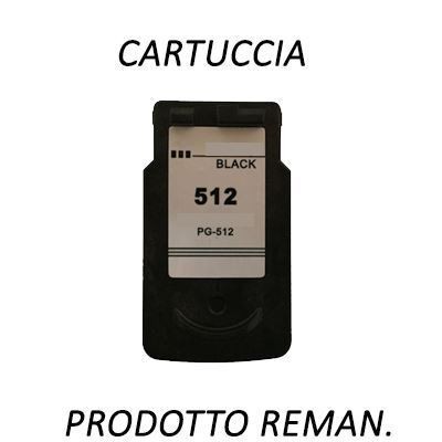 CART.REMAN. CANON PG-512 BK