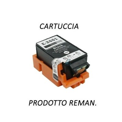 CART.REMAN. EPSON T266 8.8ml WF-100W BK