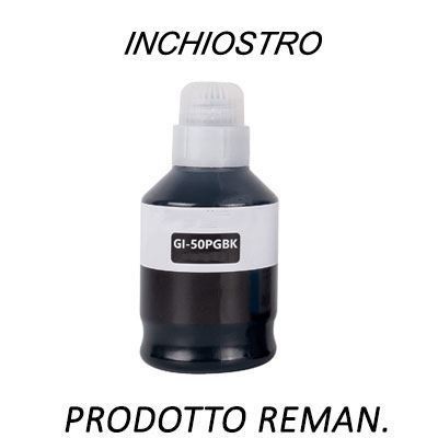 RICARICA REMAN. CANON GI-50PGBK 170ML
