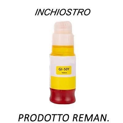 RICARICA REMAN. CANON GI-50 GIALLO 70ML