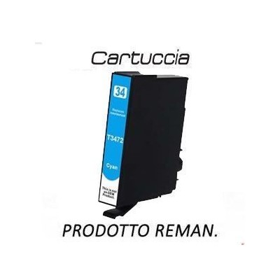 CART.REMAN. EPSON T3472 CY