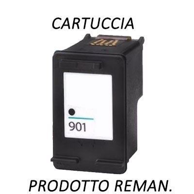 CART.REMAN. HP CC654AE 901XL BK