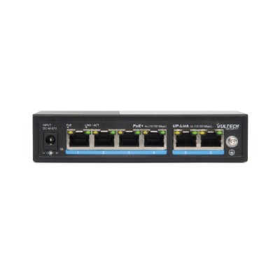 SWITCH 4PT POE+ 10/100 VS-POE2042FE-60W