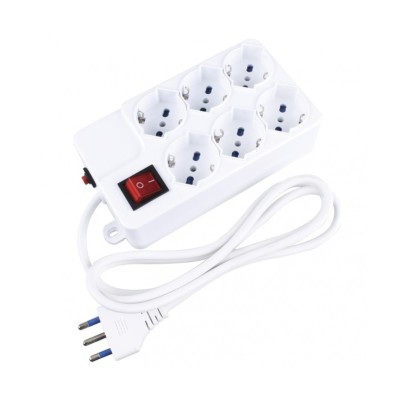 MULTIPRESA BIPASSO 6PT OVERLOAD MU-03