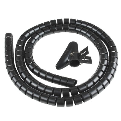 AVVOLGICAVO SPIRALE 1.5MT SN21505 NERO