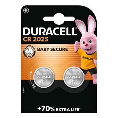 BATTERIA DURACELL BOTTONE 2PZ DL/CR2025