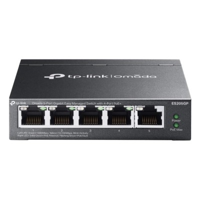 SWITCH 5PT ES205GP GIGABIT 4POE EASY MAN