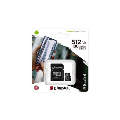 MICRO SD KINGSTON 512GB CL10 SDCS2/512
