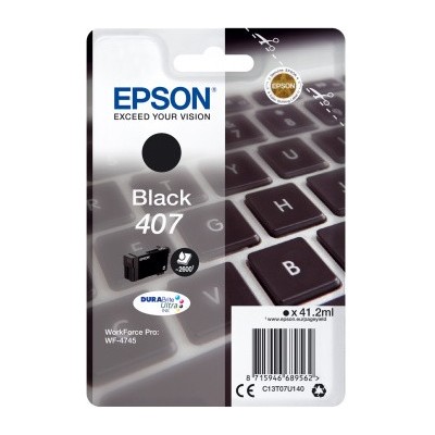 CART. EPSON 407 BK C13T07U140 WF-4745