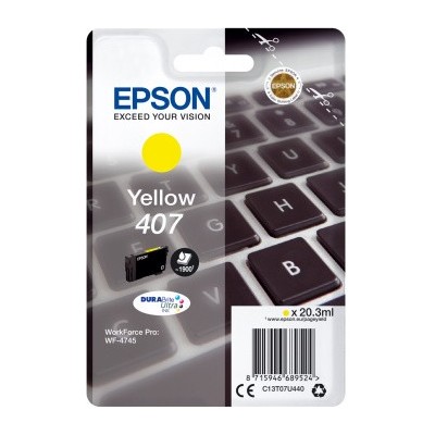 CART. EPSON 407 YELL. C13T07U440 WF-4745