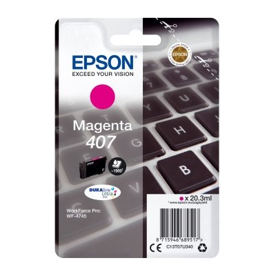 CART. EPSON 407 MAG. C13T07U340 WF-4745