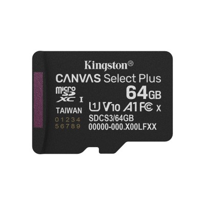 MICRO SD KINGSTON 64GB CL10 SDCS3/64GB