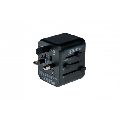 ADATT. DA VIAGGIO UTA-02 USB/USB-C 49544