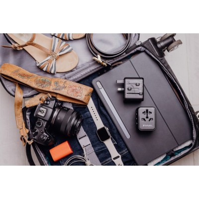 ADATT. DA VIAGGIO UTA-02 USB/USB-C 49544