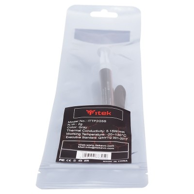 PASTA TERMICA ITEK TG-25 2gr GRAY
